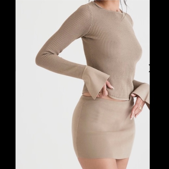 House of CB - Taupe SAVANNAH & MARIELLA Knit Set - Picture 2 of 16